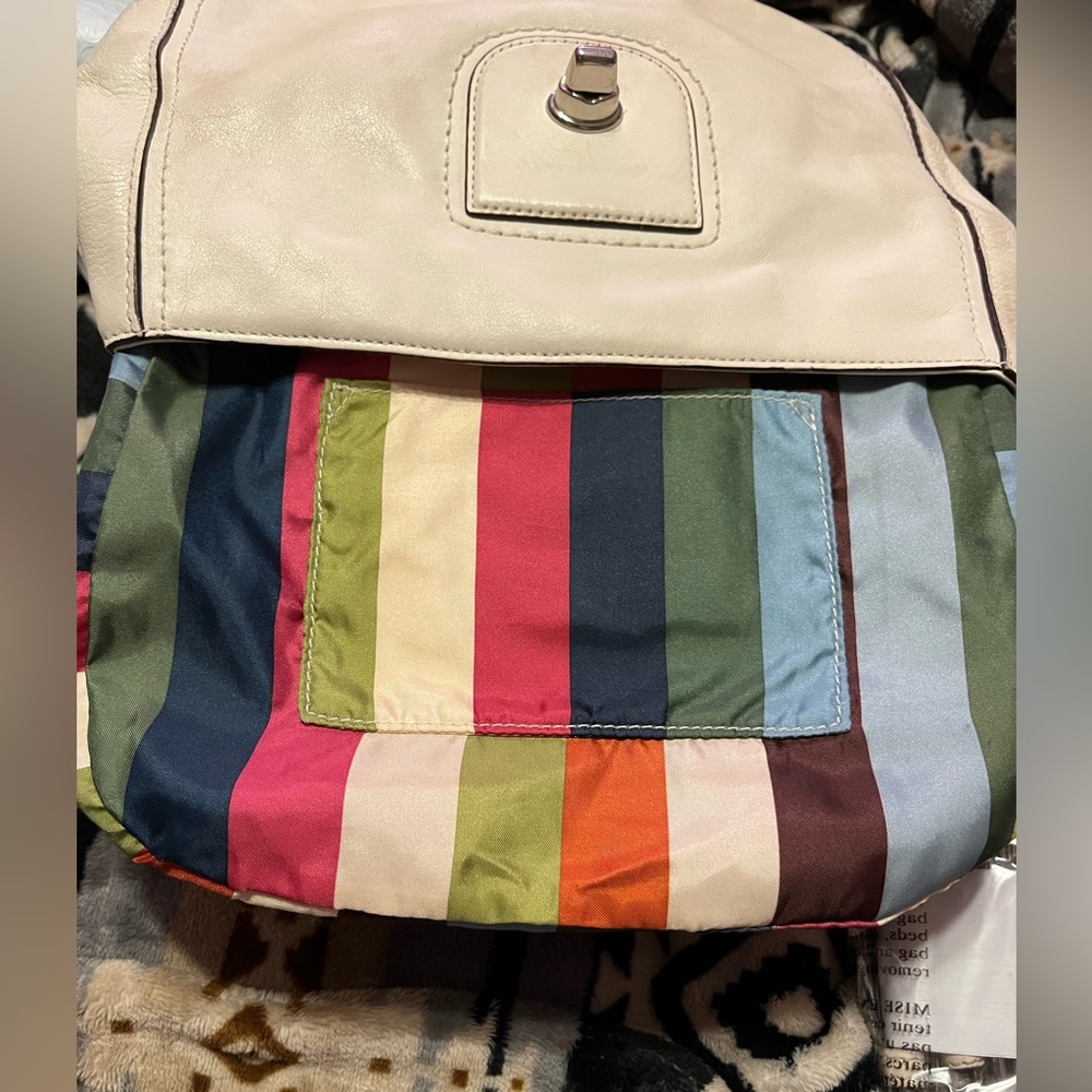 Coach EUC Anniversary Satchel 2012 2 way Bag in Ivory Leather - Picture 14 of 15